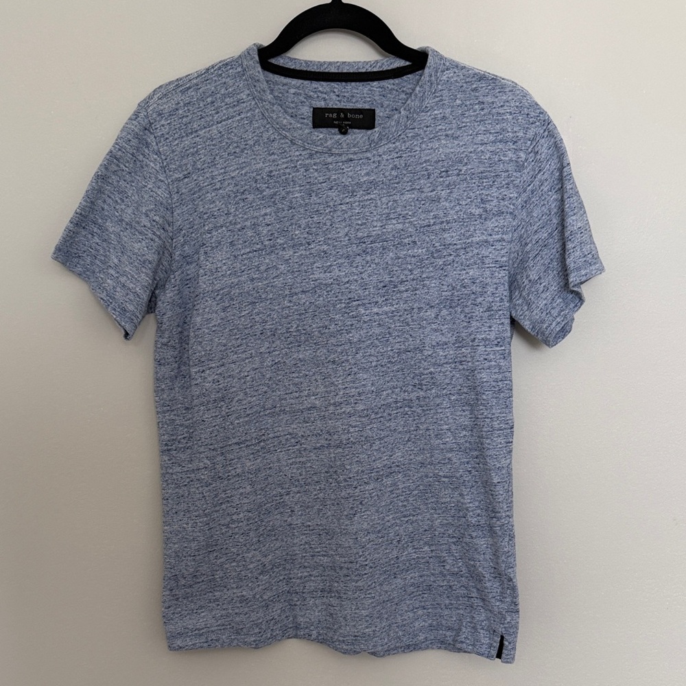 rag & bone Heathered Gray Short Sleeve Tee